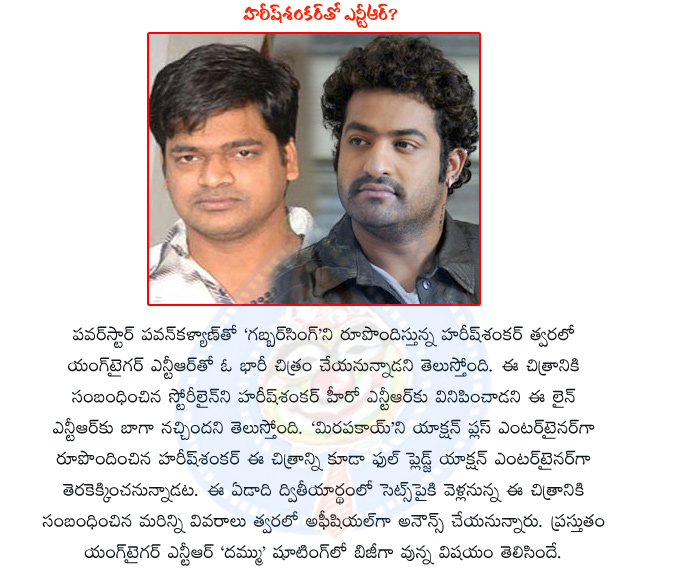 director harish shankar,harish shankar new movie,harish shankar with jr ntr new movie,harish shankar new movie details,gabbarsingh movie director harish shankar,jr ntr movie with harish shankar,young tiger ntr new movie  director harish shankar, harish shankar new movie, harish shankar with jr ntr new movie, harish shankar new movie details, gabbarsingh movie director harish shankar, jr ntr movie with harish shankar, young tiger ntr new movie